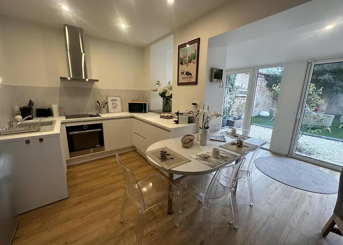 Maison De Charme Au Centre De Moulins, Avec Jardin Et Terrasse, Confort Inclus - Fr-1-489-474 *